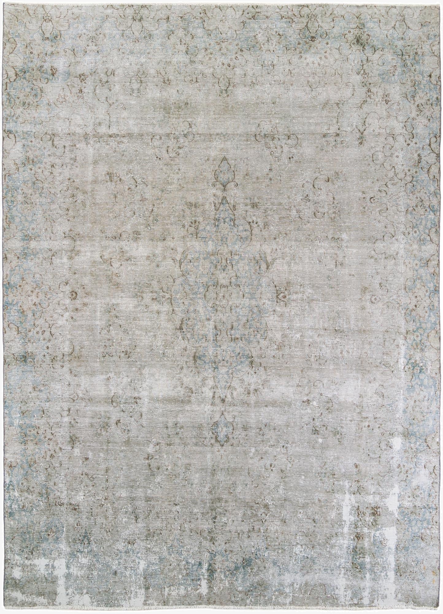 8' 9 x 12'  Hand Knotted Ultra Vintage Persian Wool Rug