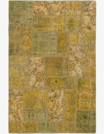 3' 7 x 5' 4 Hand Knotted Ultra Vintage Persian Wool Rug