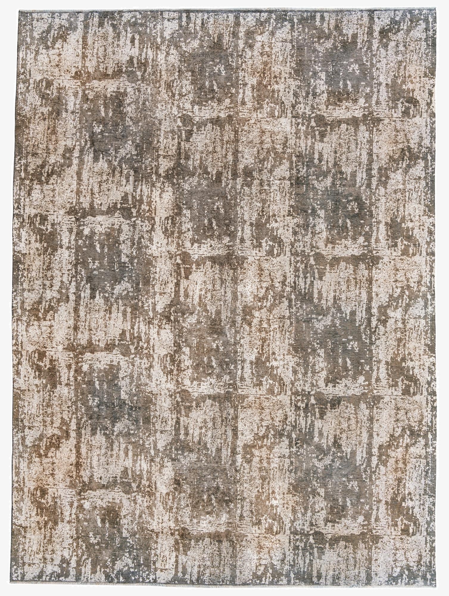 9' 3 x 12' 7  Hand Knotted Ultra Vintage Persian Wool Rug