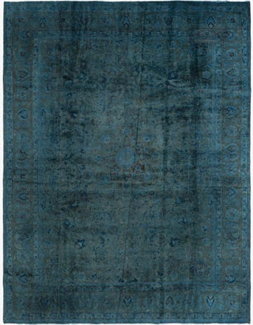 9' 7 x 12' 3 Hand Knotted Ultra Vintage Persian Wool Rug