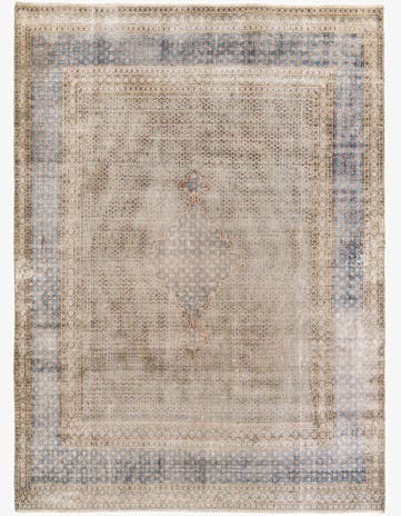 7' 8 x 10' 4 Hand Knotted Ultra Vintage Persian Wool Rug