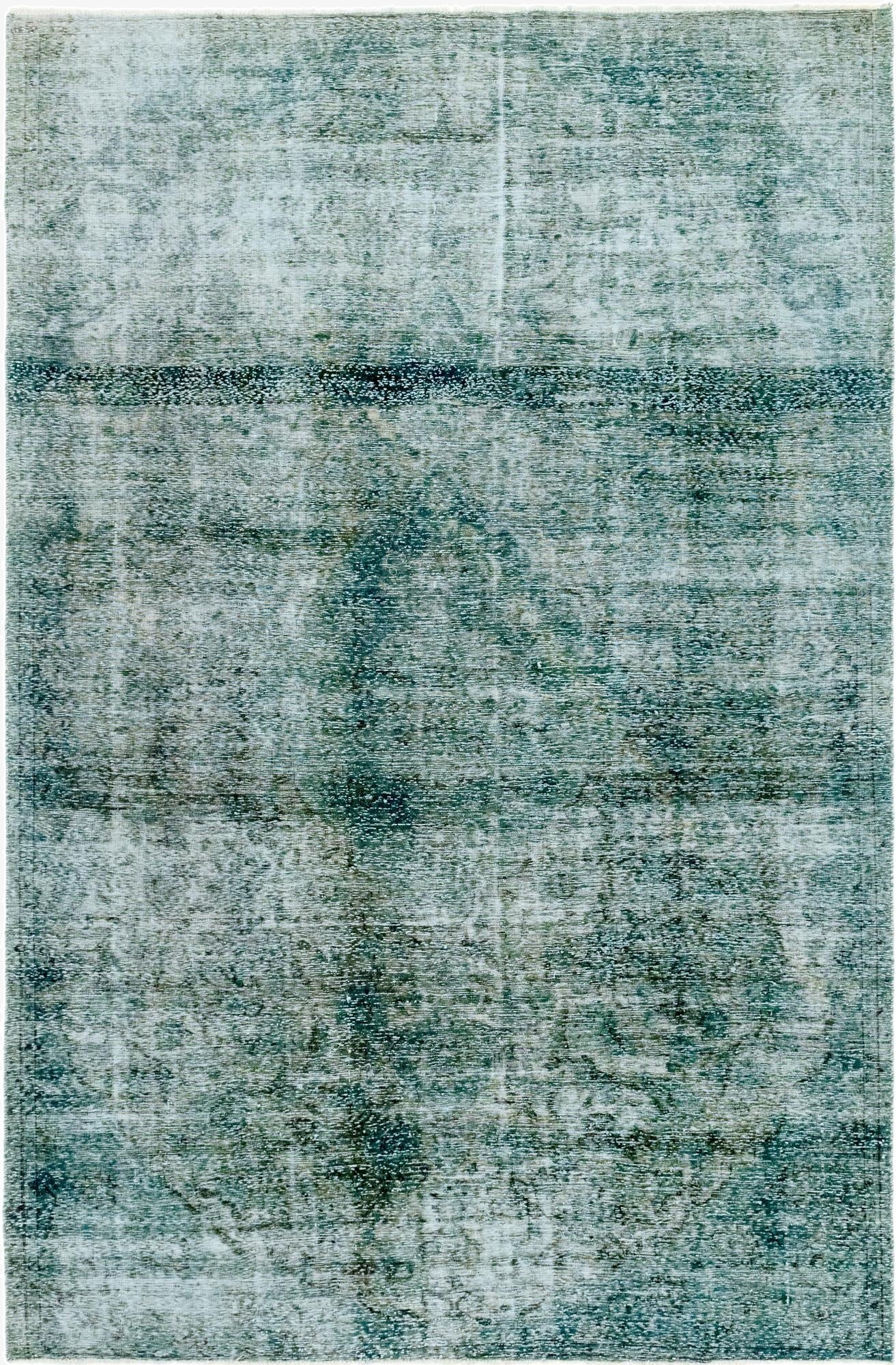 6' 7 x 10' 2  Hand Knotted Ultra Vintage Persian Wool Rug