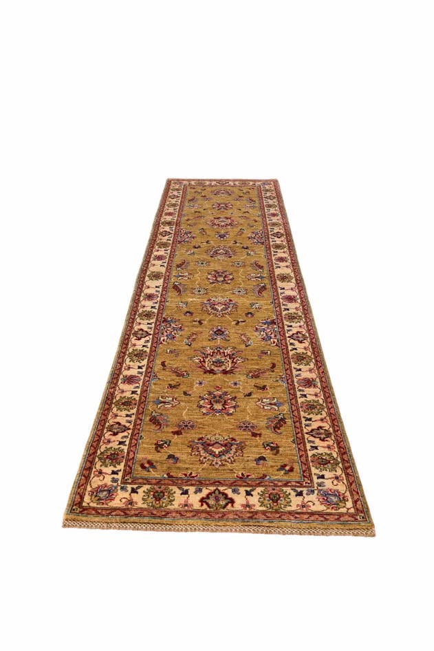 Detail image of 2' 7 x 10' 3 Hand Knotted Ariana Ziegler Runner Rug