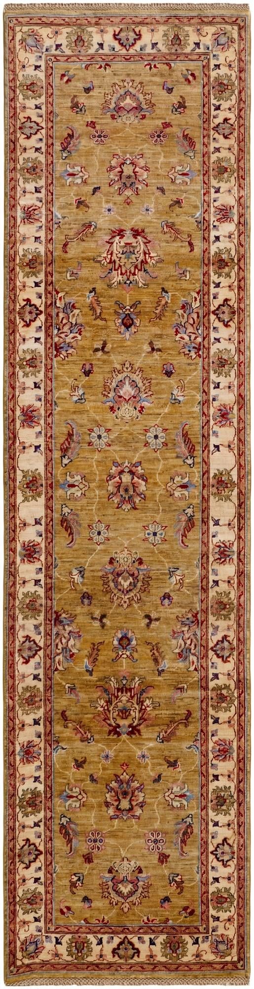 2' 7 x 10' 3 Hand Knotted Ariana Ziegler Runner Rug