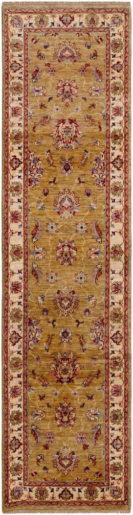 2' 7 x 10' 3 Hand Knotted Ariana Ziegler Runner Rug