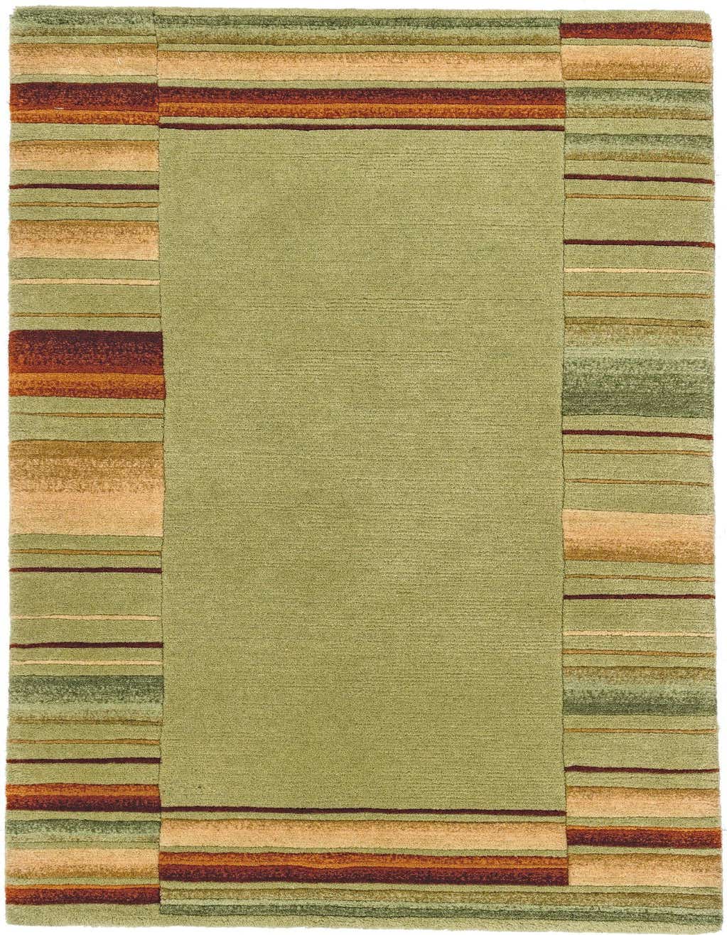 2' 4 x 4' 7 Hand Knotted Gabbeh Wool Runner Rug