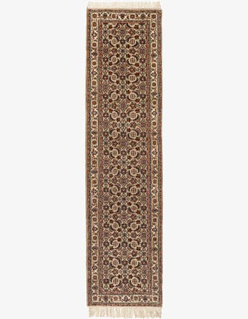 2' 6 x 9' 7 Hand Knotted Isfahan Wool Runner Rug