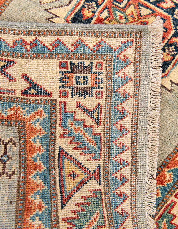 Detail image of 2' 7 x 9' 6  Hand Knotted Kazak Runner Rug