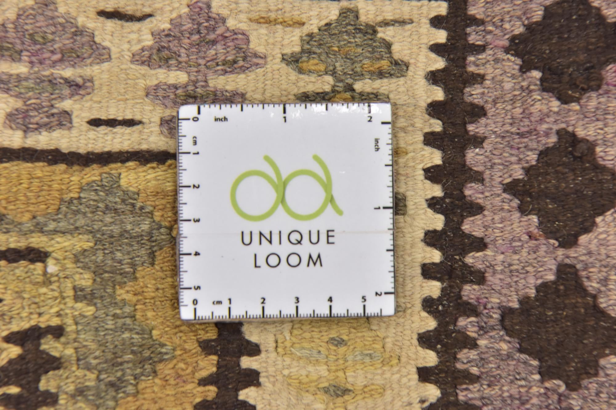 3' 7 x 10' 6 Hand Woven Kilim Fars Wool Runner Rug