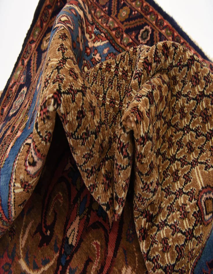 Detail image of 5' 2 x 11' 6  Hand Knotted Koliaei Persian Wool Runner Rug