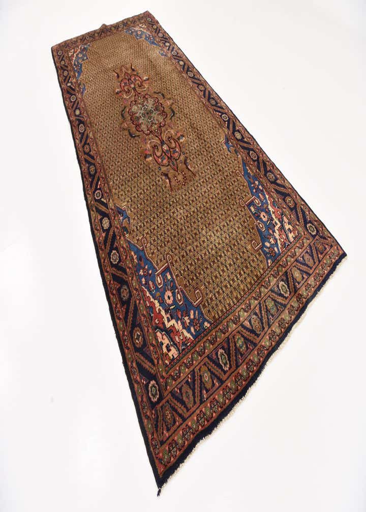 5' 2 x 11' 6 Hand Knotted Koliaei Persian Wool Runner Rug