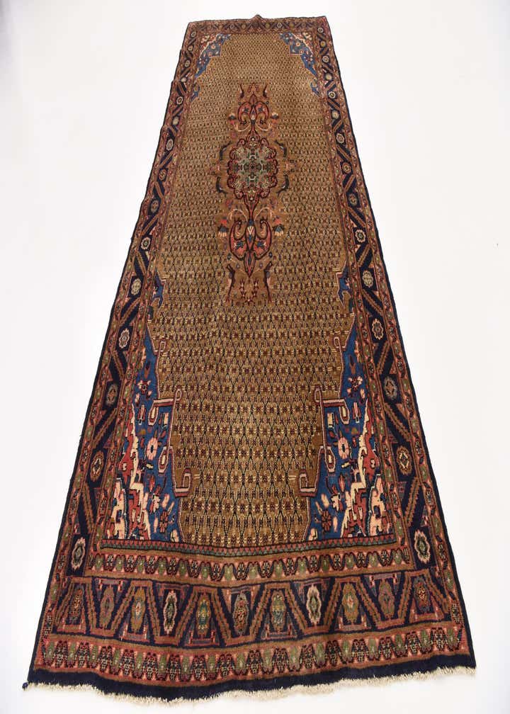 5' 2 x 11' 6 Hand Knotted Koliaei Persian Wool Runner Rug