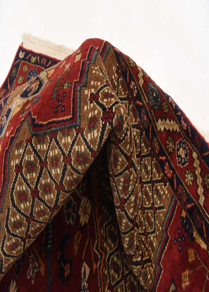 4' 9 x 9' 10 Hand Knotted Koliaei Persian Wool Runner Rug