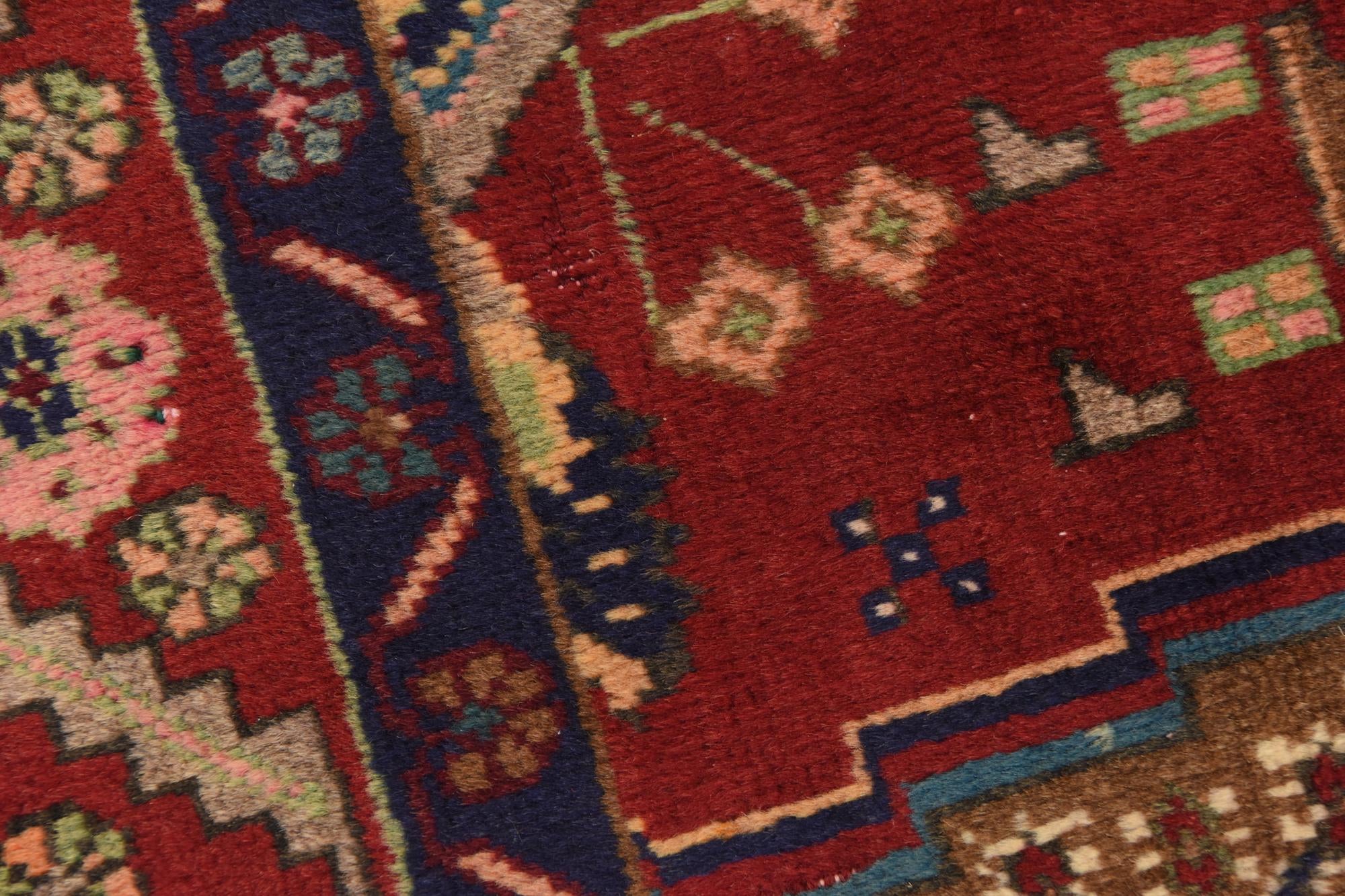 4' 9 x 9' 10 Hand Knotted Koliaei Persian Wool Runner Rug