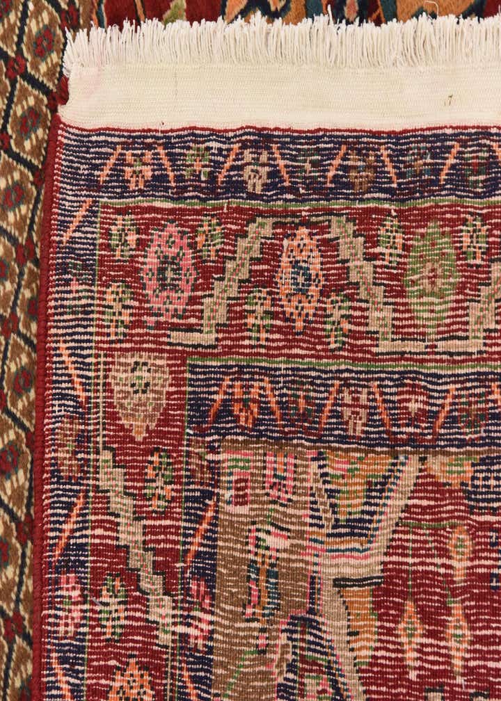 4' 9 x 9' 10 Hand Knotted Koliaei Persian Wool Runner Rug