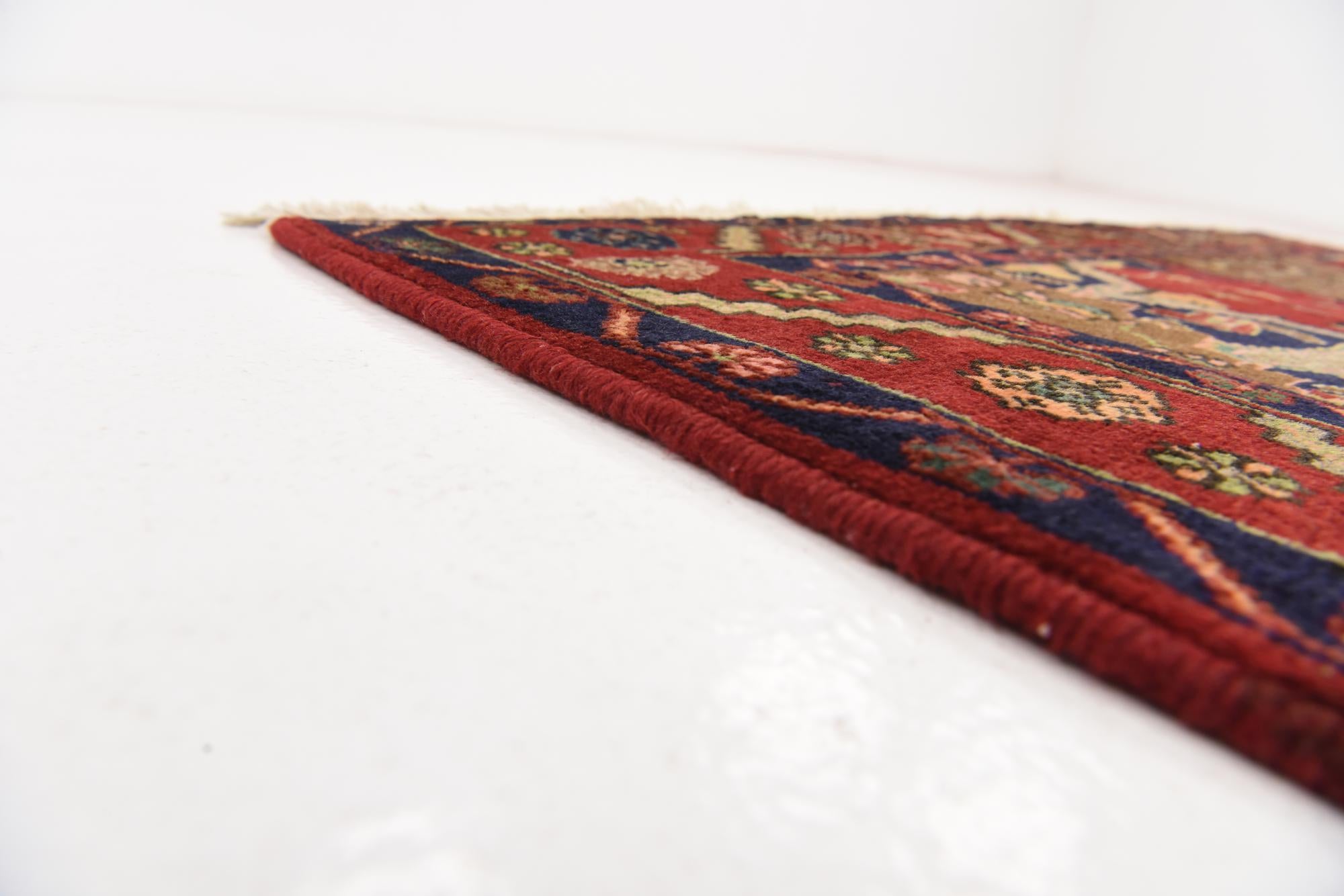 4' 9 x 9' 10 Hand Knotted Koliaei Persian Wool Runner Rug
