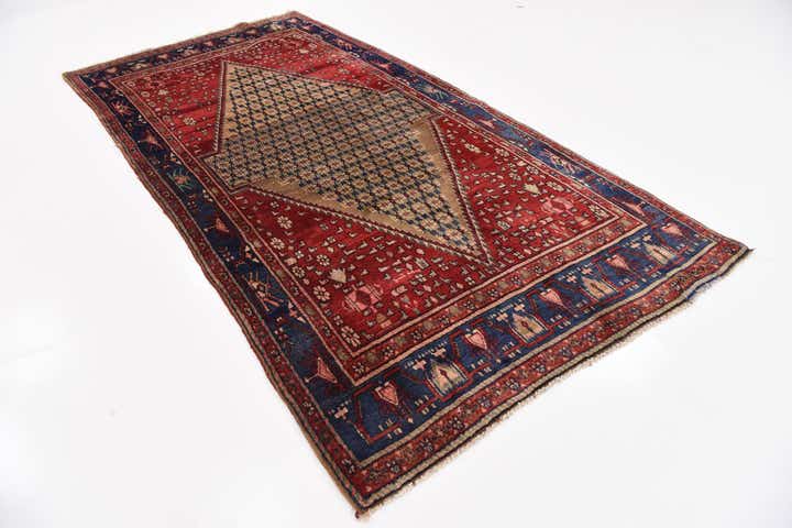 5' x 9' 9 Hand Knotted Koliaei Persian Wool Runner Rug