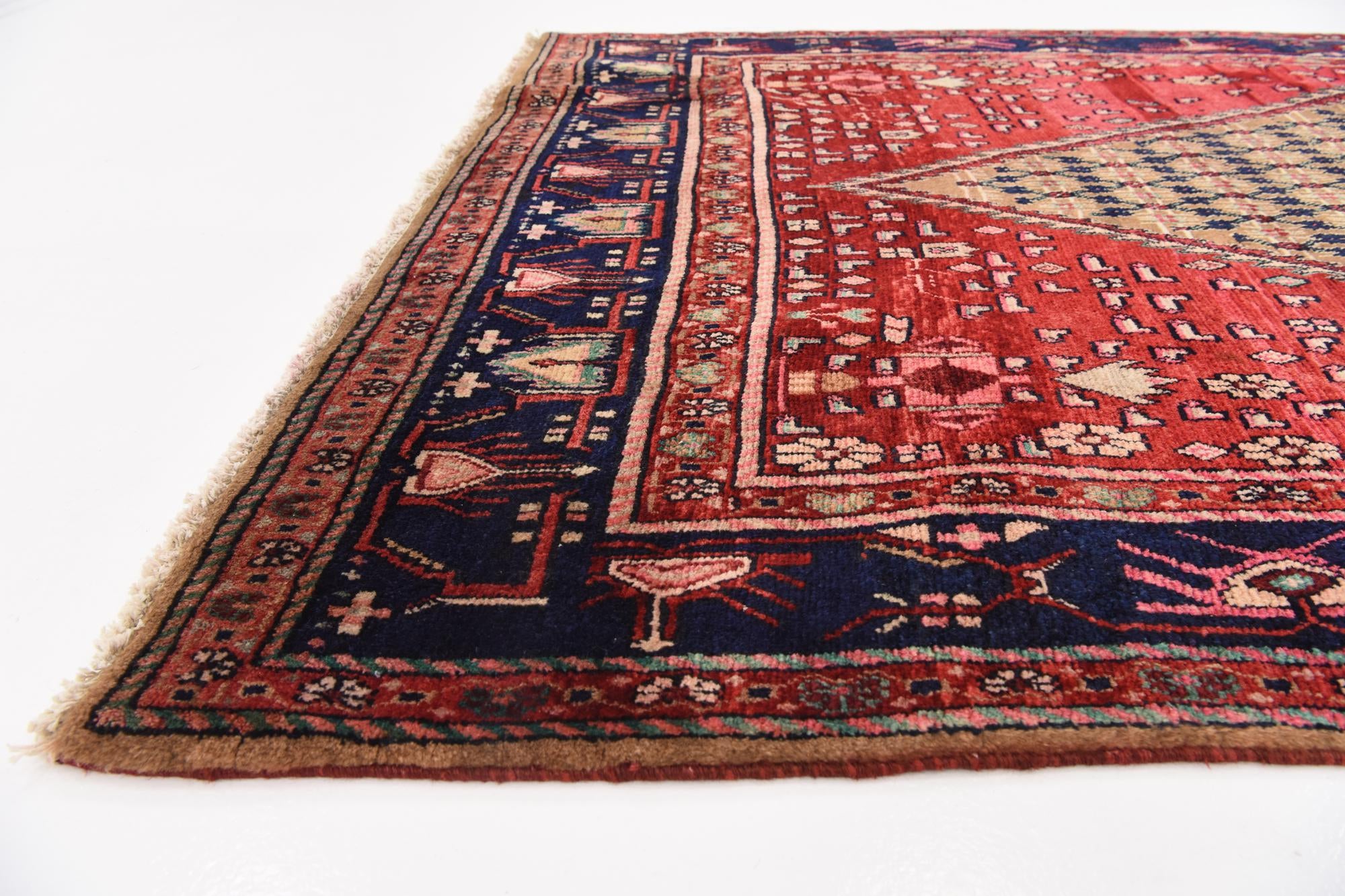 5' x 9' 9 Hand Knotted Koliaei Persian Wool Runner Rug