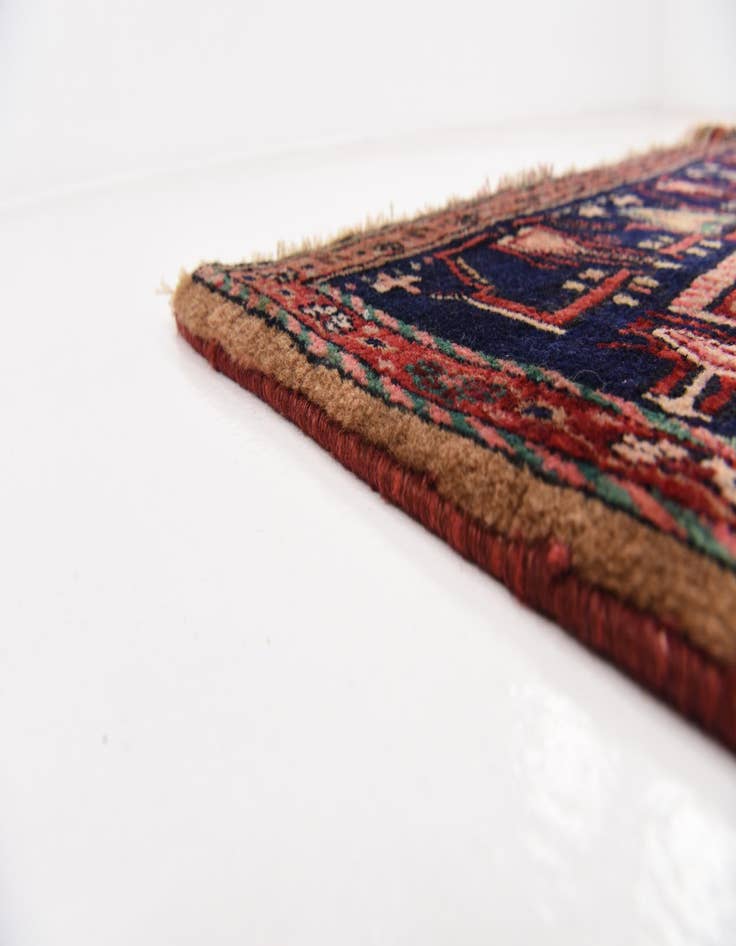 Detail image of 5' x 9' 9  Hand Knotted Koliaei Persian Wool Runner Rug