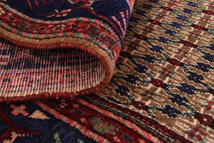 5' x 9' 9 Hand Knotted Koliaei Persian Wool Runner Rug