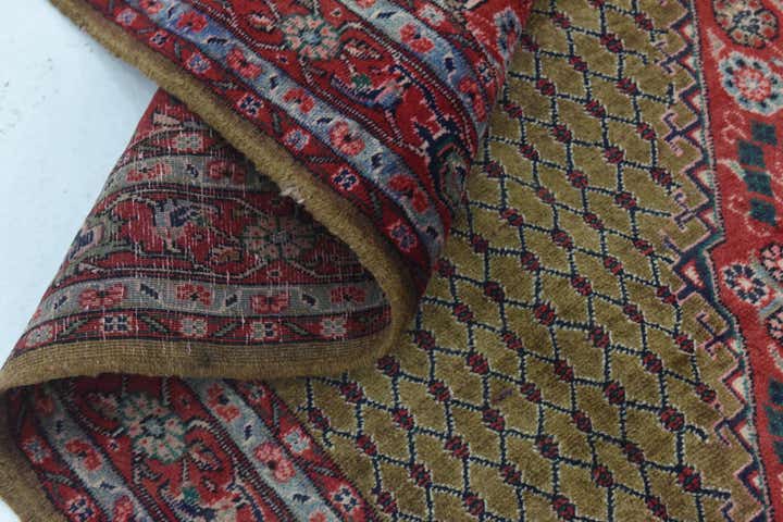 5' x 11' Hand Knotted Koliaei Persian Wool Runner Rug