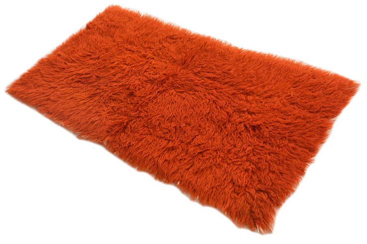 Detail image of 2' 3 x 4' 4 Hand Knotted Moroccan Wool Runner Rug