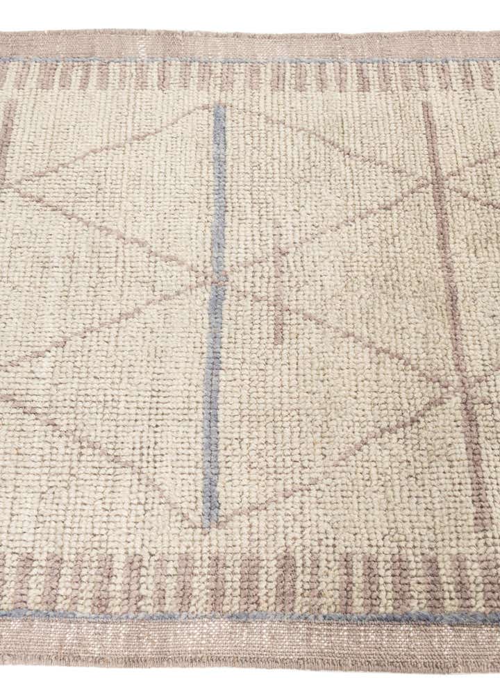 3' x 7' 3 Hand Knotted Moroccan Wool Runner Rug