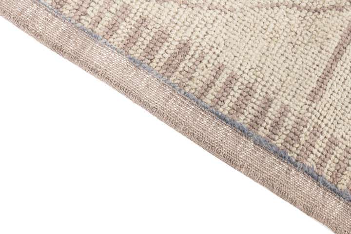 3' x 7' 3 Hand Knotted Moroccan Wool Runner Rug
