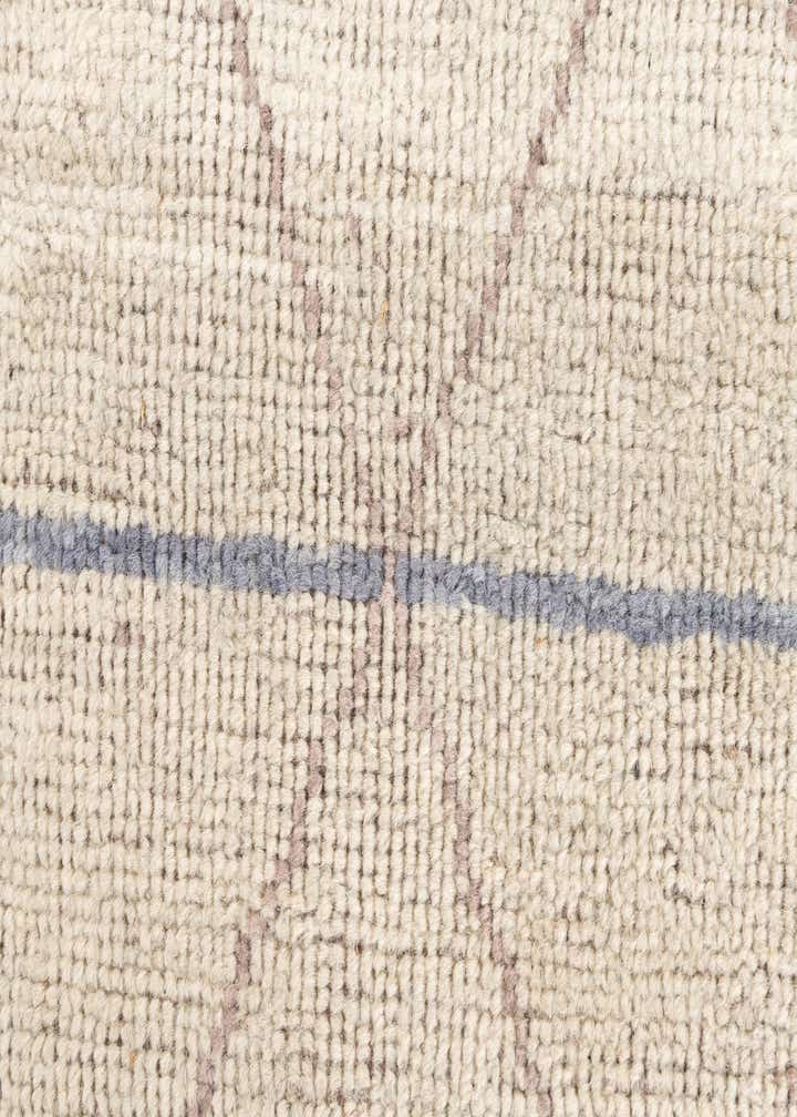 3' x 7' 3 Hand Knotted Moroccan Wool Runner Rug