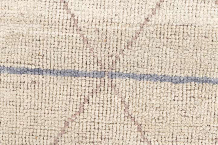 3' x 7' 3 Hand Knotted Moroccan Wool Runner Rug