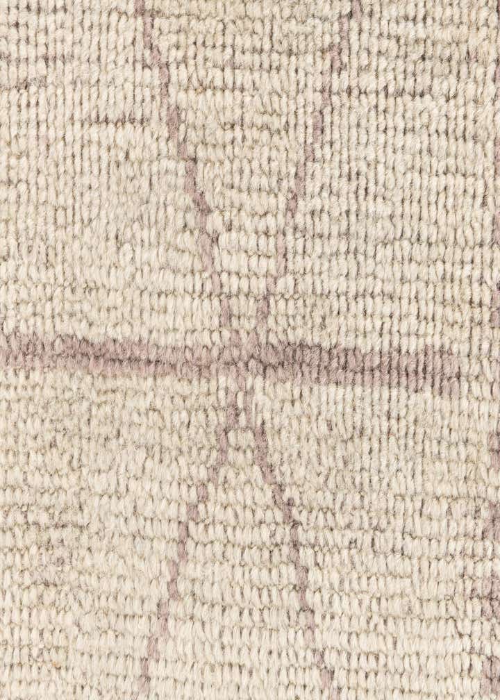 3' x 7' 3 Hand Knotted Moroccan Wool Runner Rug