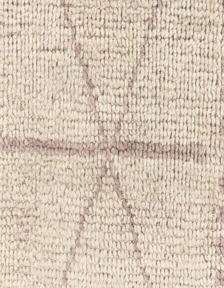 Detail image of 3' x 7' 3  Hand Knotted Moroccan Wool Runner Rug