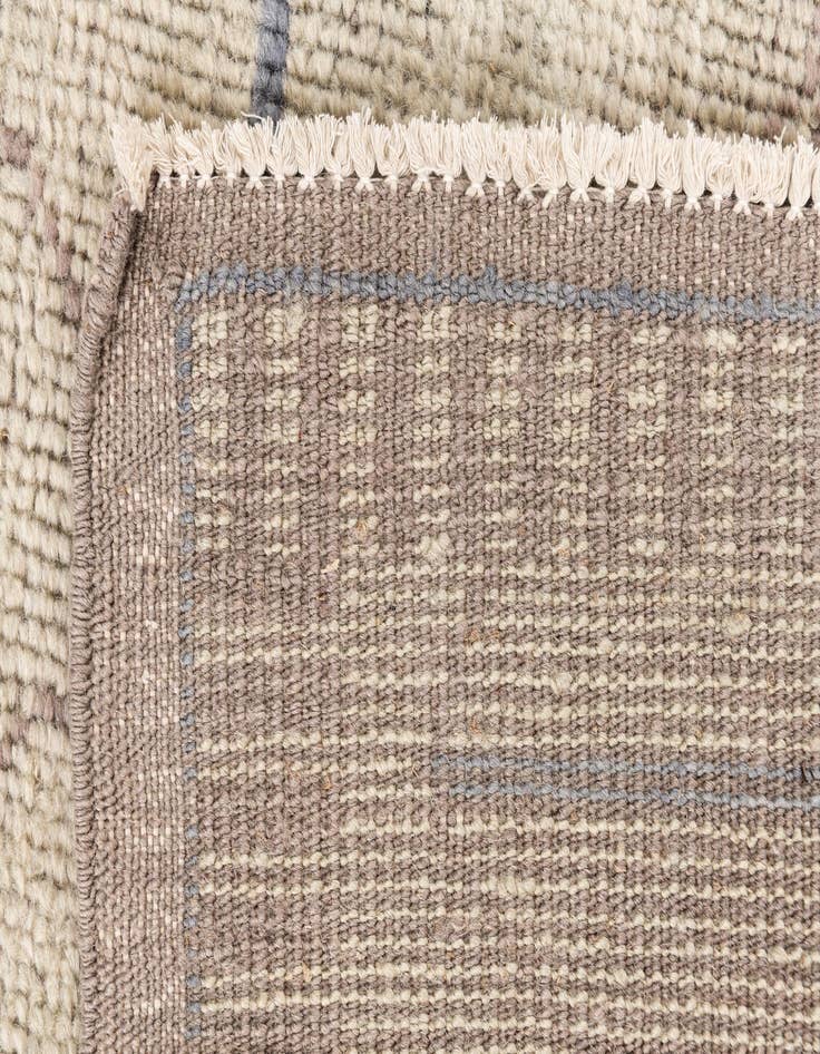 Detail image of 3' x 7' 3  Hand Knotted Moroccan Wool Runner Rug