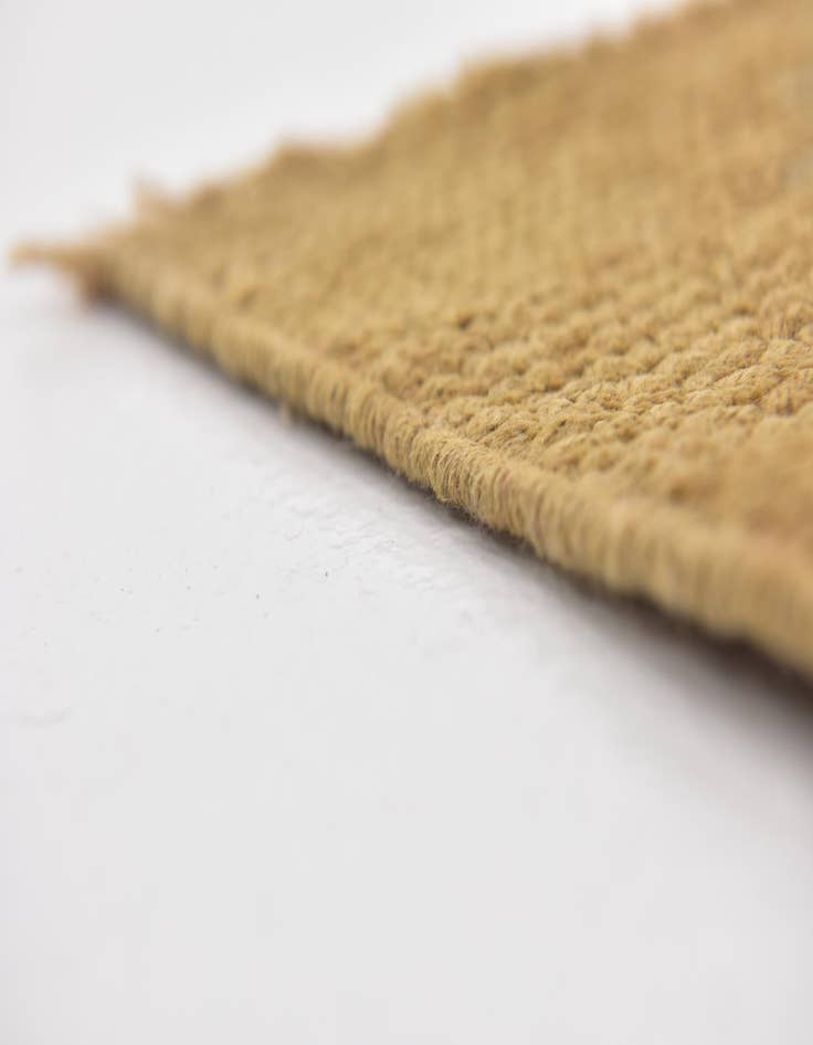 Detail image of 3' 10 x 11' 3 Hand Knotted Oushak Wool Runner Rug