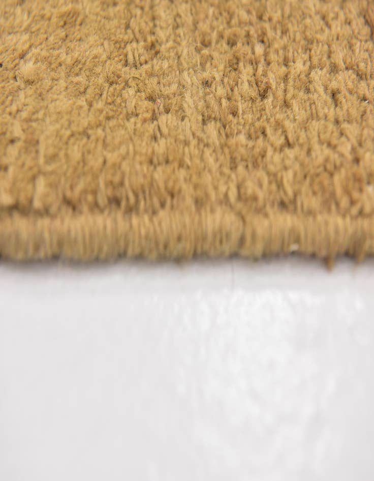 Detail image of 3' 10 x 11' 3 Hand Knotted Oushak Wool Runner Rug