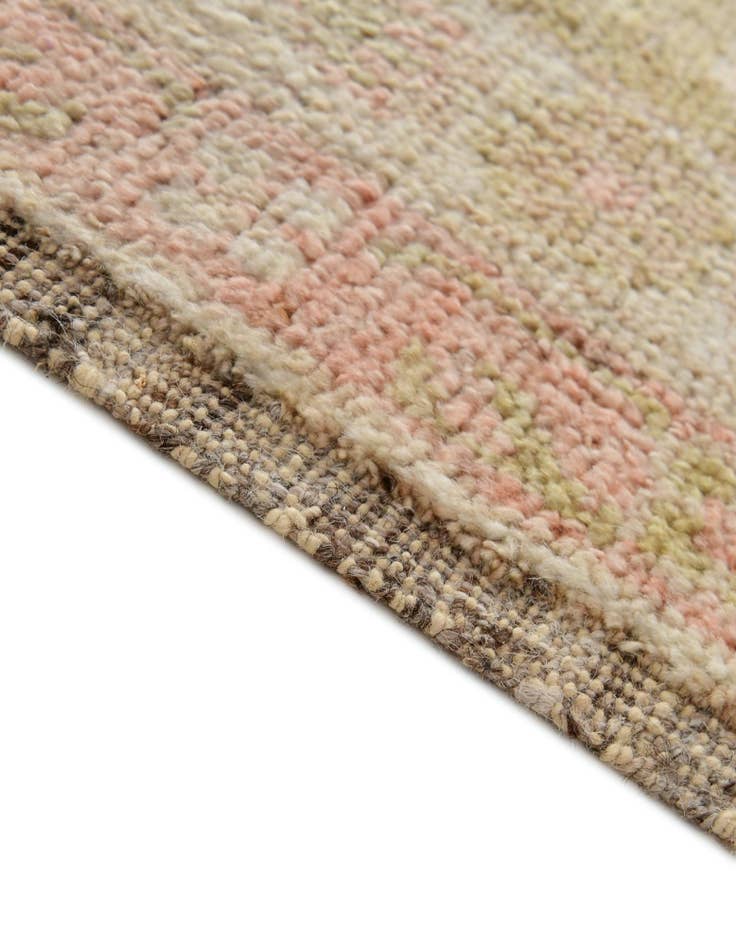 Detail image of 2' 9 x 10' 3 Hand Knotted Oushak Wool Runner Rug