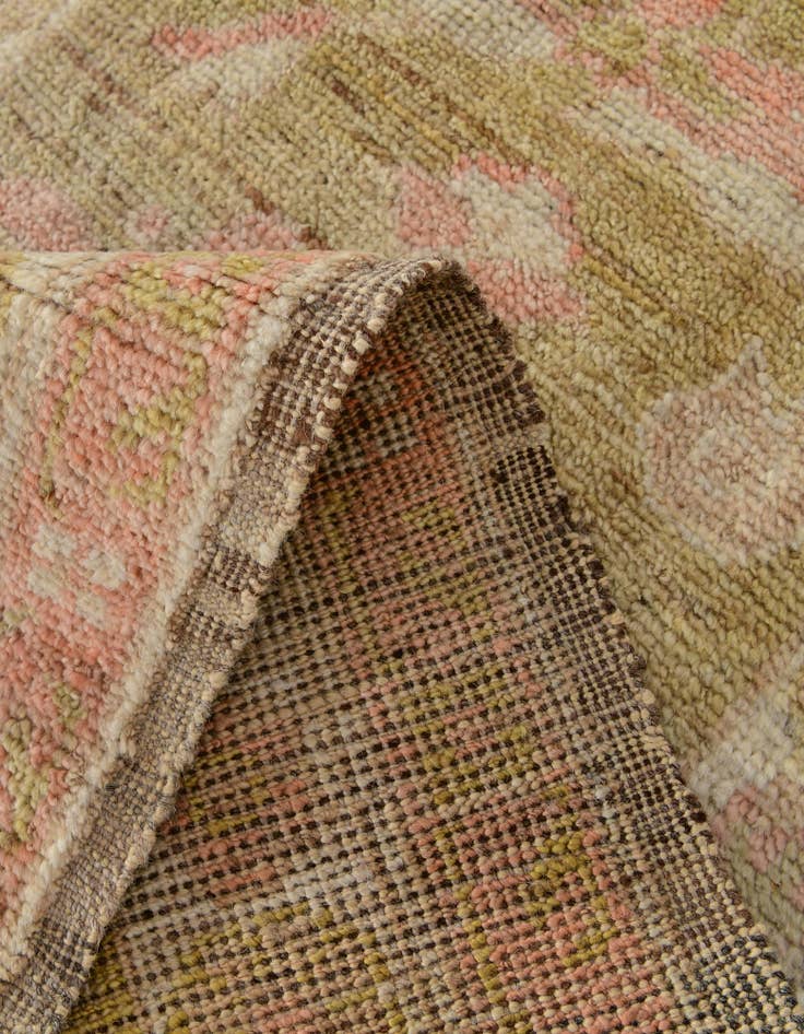 Detail image of 2' 9 x 10' 3  Hand Knotted Oushak Wool Runner Rug
