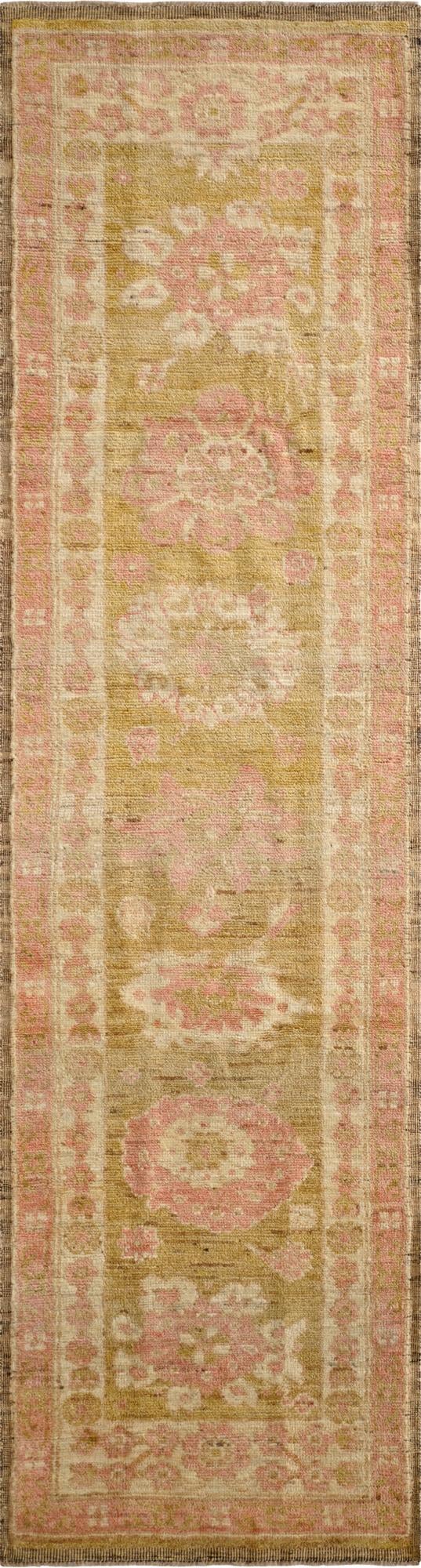 2' 9 x 10' 3  Hand Knotted Oushak Wool Runner Rug
