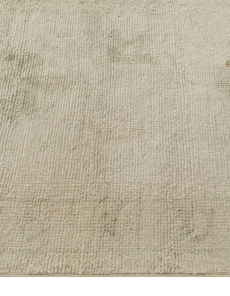 Detail image of 2' 7 x 10' 11  Hand Knotted Oushak Wool Runner Rug