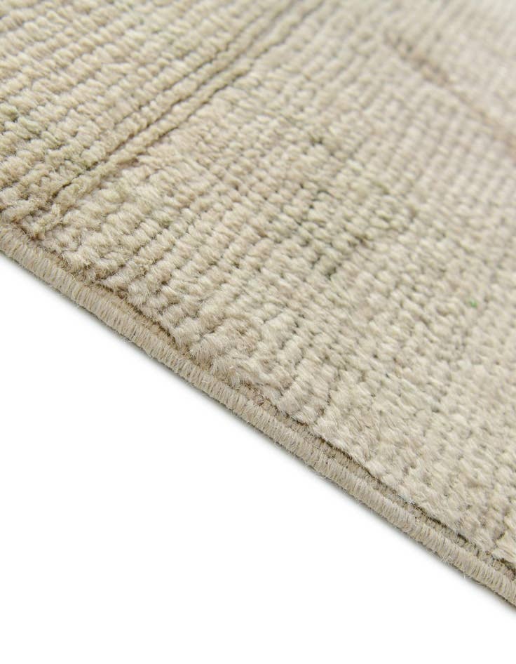 Detail image of 2' 7 x 10' 11  Hand Knotted Oushak Wool Runner Rug