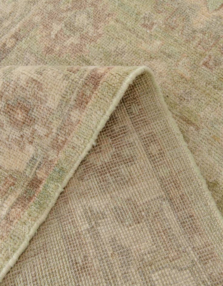 Detail image of 2' 9 x 13' 8  Hand Knotted Oushak Wool Runner Rug