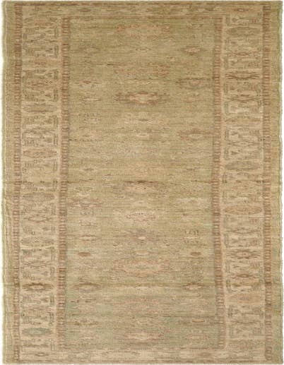 Detail image of 2' 9 x 13' 8 Hand Knotted Oushak Wool Runner Rug