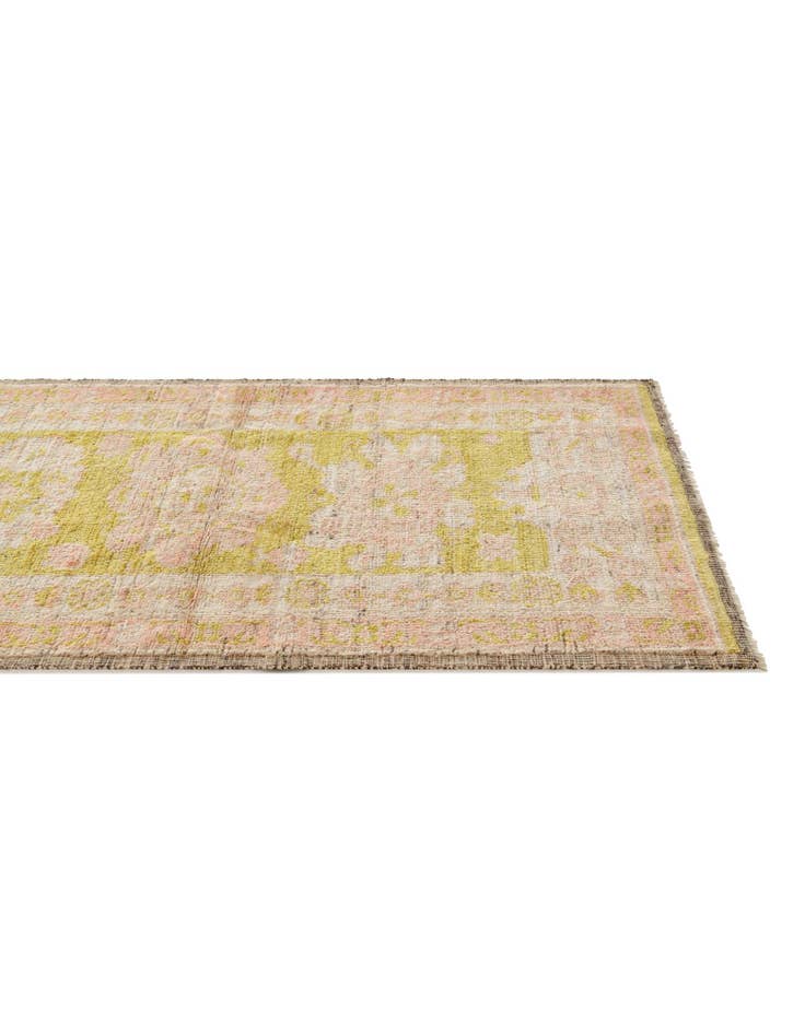 Detail image of 2' 8 x 9' 11 Hand Knotted Oushak Wool Runner Rug