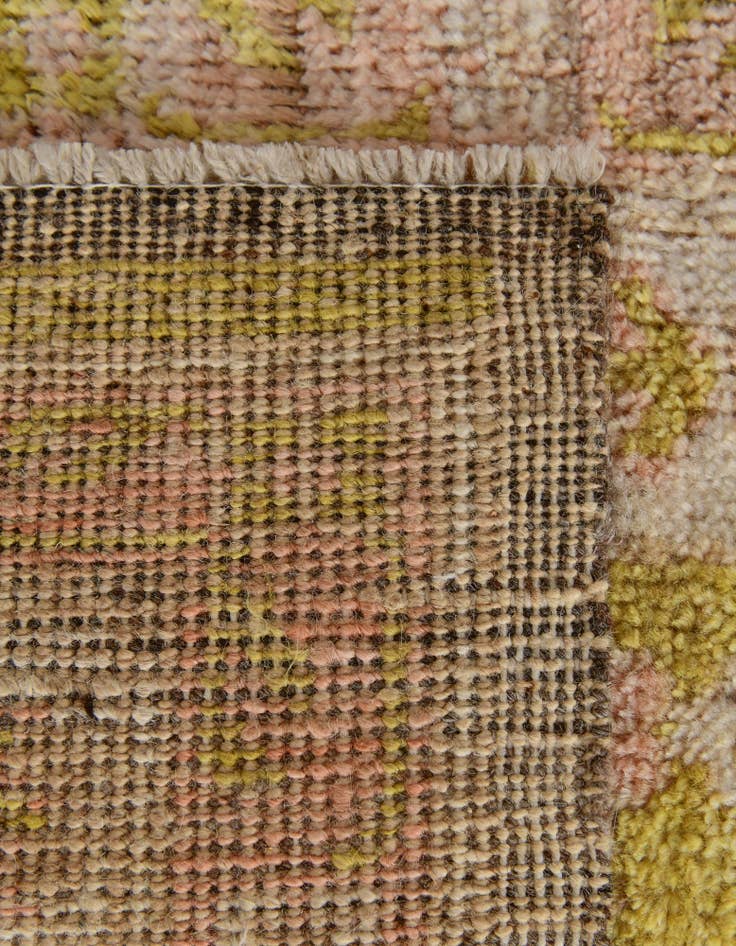 Detail image of 2' 8 x 9' 11  Hand Knotted Oushak Wool Runner Rug