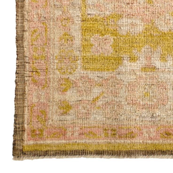 Detail image of 2' 8 x 9' 11 Hand Knotted Oushak Wool Runner Rug