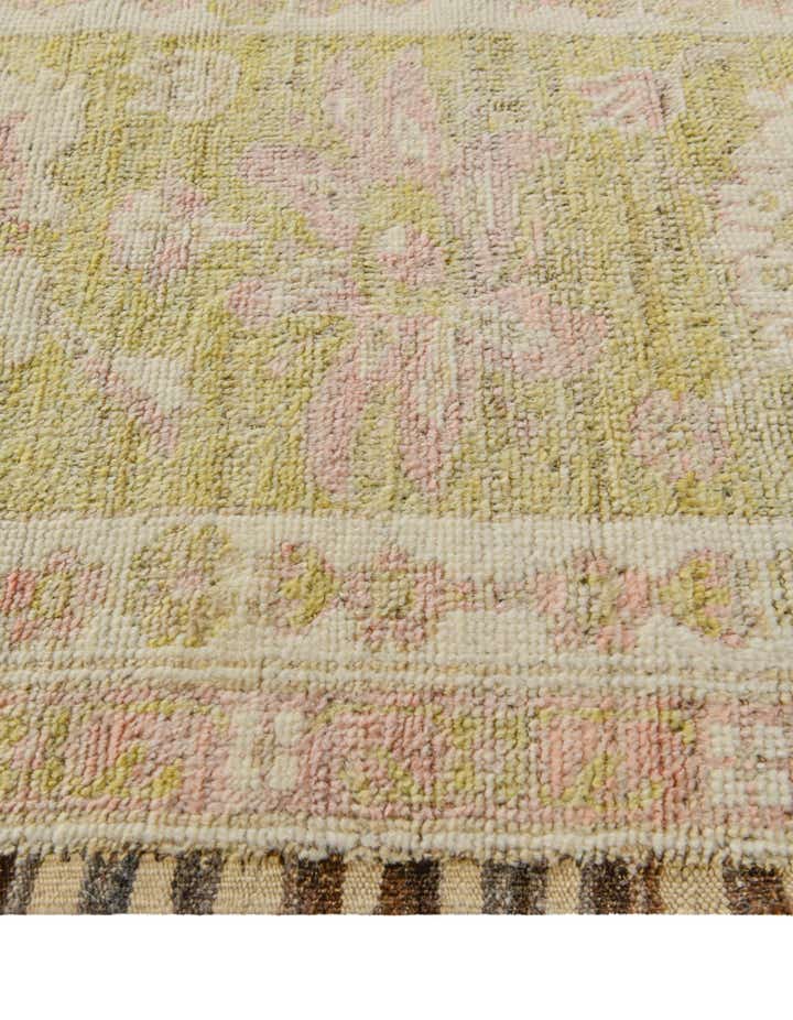 2' 8 x 10' 2 Hand Knotted Oushak Wool Runner Rug