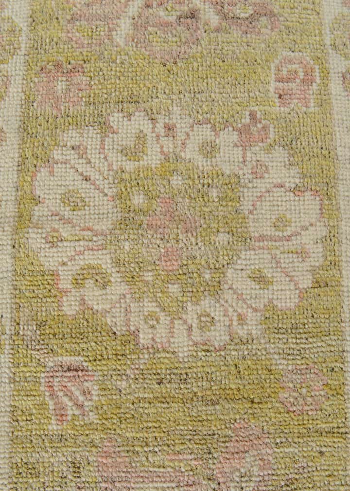 2' 8 x 10' 2 Hand Knotted Oushak Wool Runner Rug