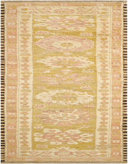 Detail image of 2' 8 x 10' 2 Hand Knotted Oushak Wool Runner Rug