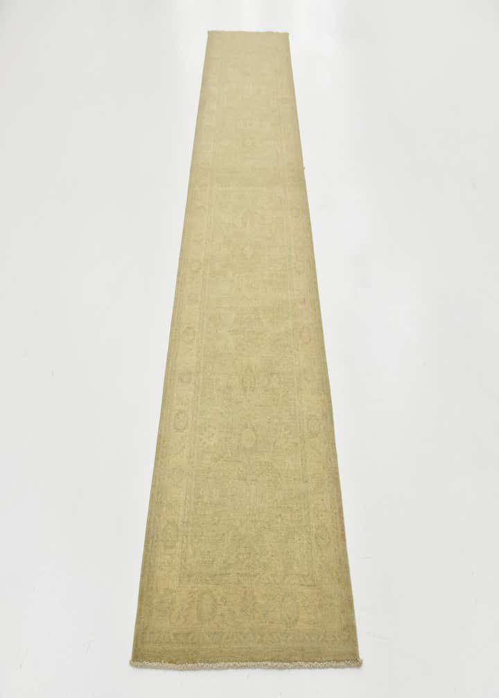 2' 8 x 10' 1 Hand Knotted Over-Dyed Ziegler Runner Rug