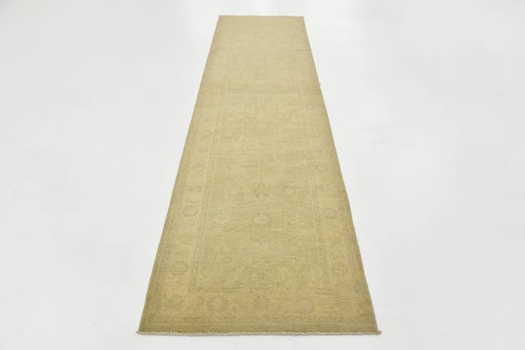 Detail image of 2' 8 x 10' 1 Hand Knotted Over-Dyed Ziegler Runner Rug